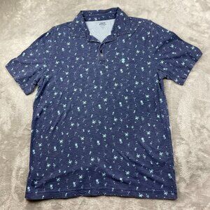 Izod Saltwater Relaxed Classics Short Sleeve Polo Men's Size Large